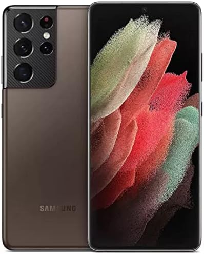 Samsung Galaxy S21 Ultra G998U 5G | סמארטפון אנדרואיד נעול לחלוטין | גרסה אמריקאית | מצלמה פרו-כיתה, וידאו 8K,